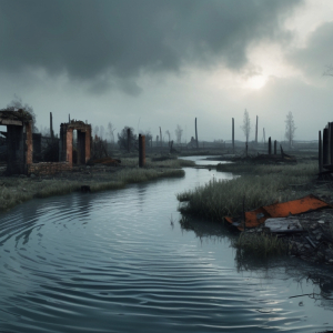 Navigating Decay: A Journey Through Contaminated Waters and Forgotten Ruins
