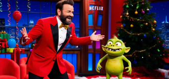 Iconic Comedian Confronts a Tiny Foe in a Festive Netflix Farce