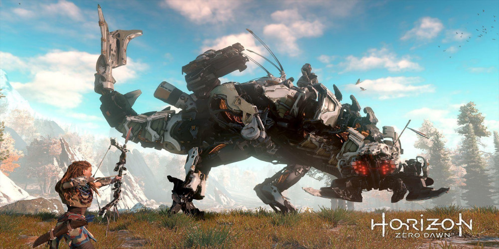 Horizon Zero Dawn and other Giveaways via PlayStation Play at Home Poster