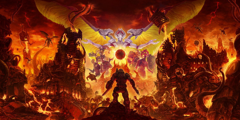 Doom Eternal RTX: Patch Announced, Gameplay Shown Poster