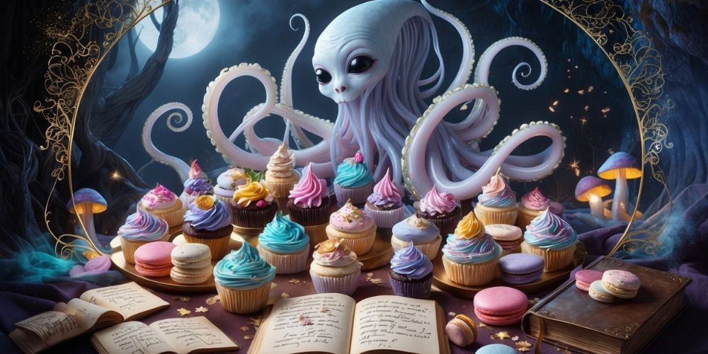 Whimsical Romance: How Cookies Inspired a Mind Flayer's Tentacle Tease in Baldur's Gate 3 Poster