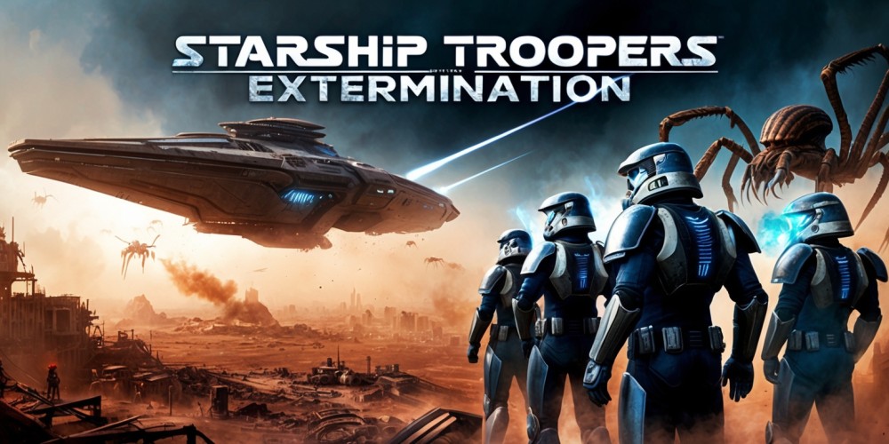 Navigating the Chaos: A Journey Through Starship Troopers: Extermination in Early Access Poster