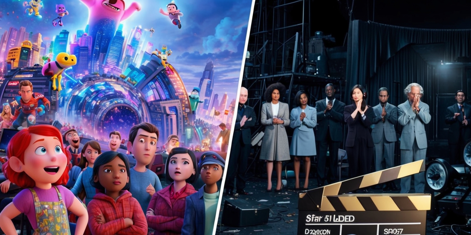 Cinema's Changing Landscape: Animated Triumph vs. Star-Studded Setback Poster