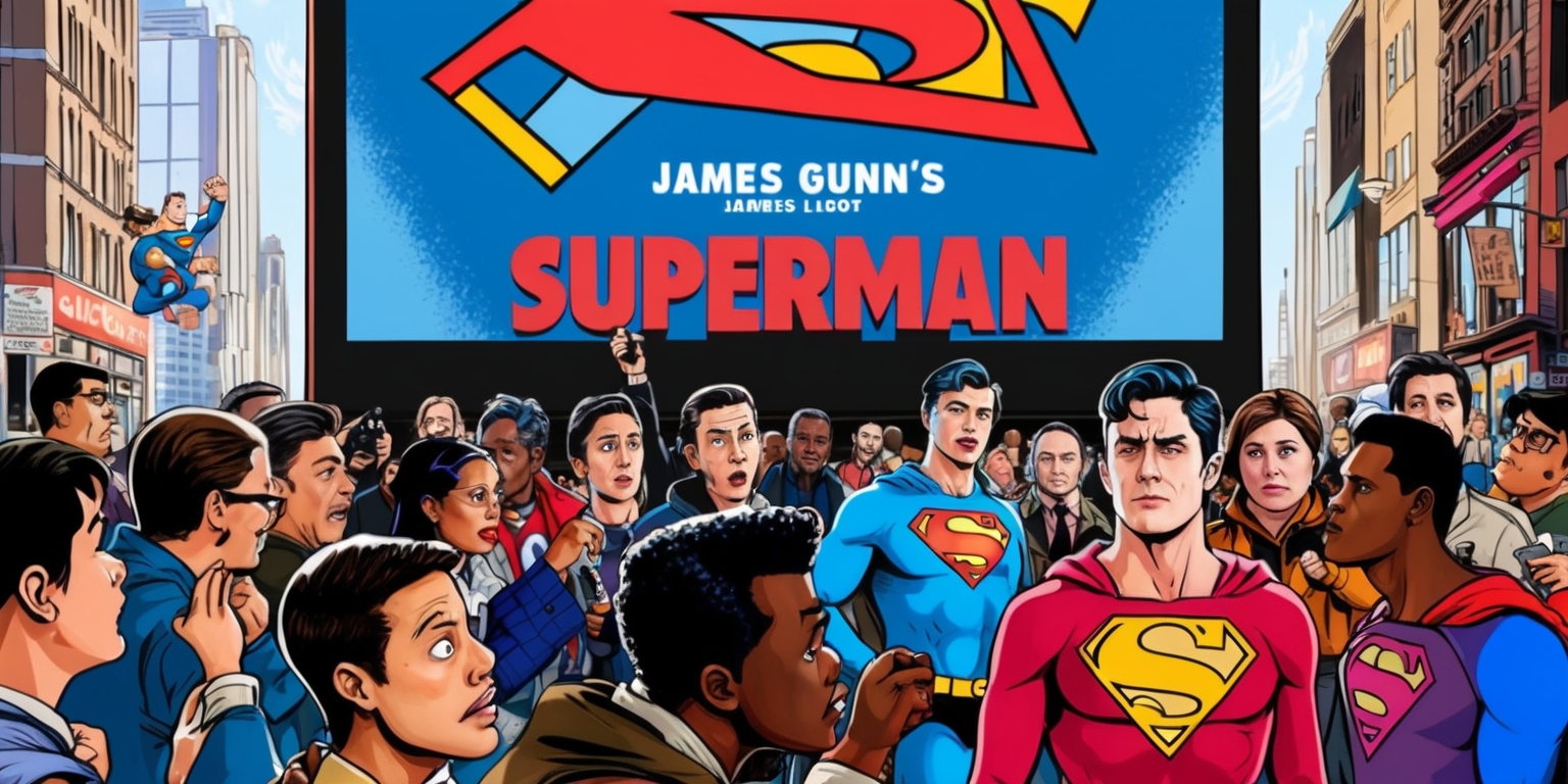 Mixed Reactions Emerge Ahead of James Gunn's Superman Reboot Poster