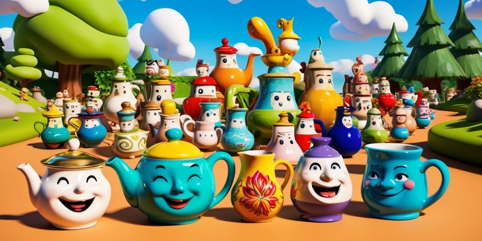 Animated Ceramics: A New Era of Multiplayer Adventure Poster