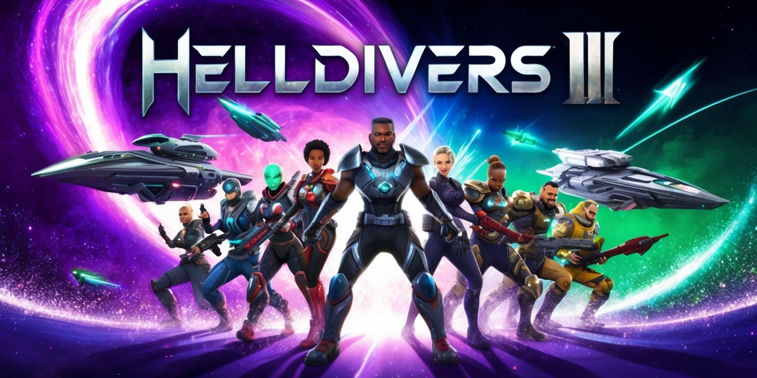 Helldivers II Embarks on a Cosmic Crossover Adventure Poster