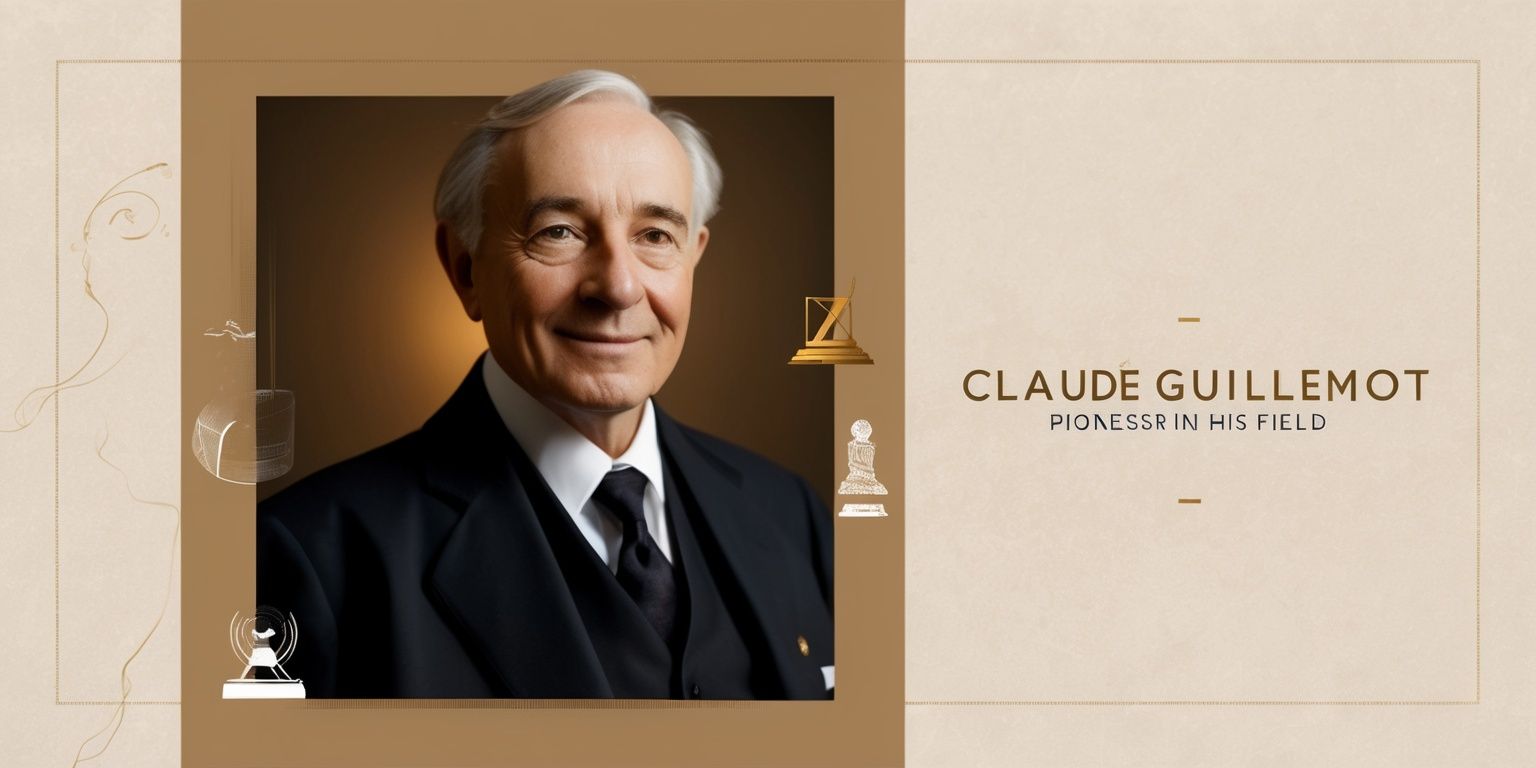 A Legacy of Innovation: Celebrating the Life and Contributions of Claude Guillemot Poster