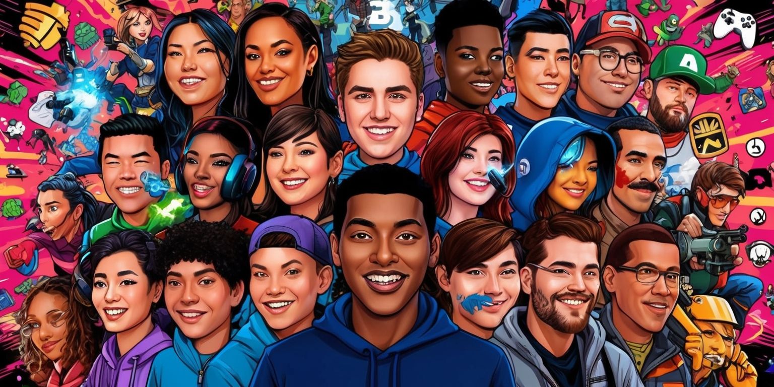 Fan to Icon: Real-Life Faces Transforming the Gaming World Poster