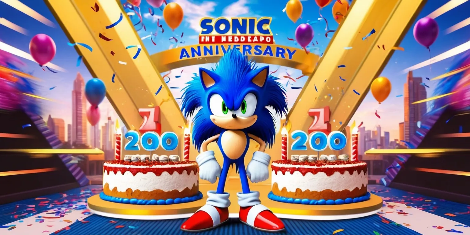Sonic Celebrates a Landmark Anniversary with Global Surprises Poster