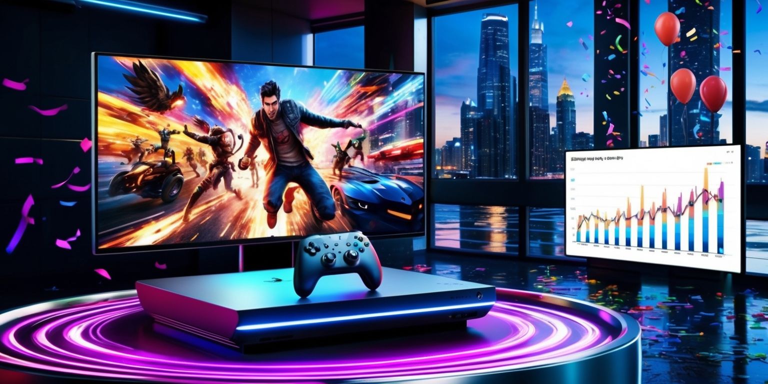 Profit Power-Up: Gaming Giant's Forecast Amidst Record-Breaking Releases Poster