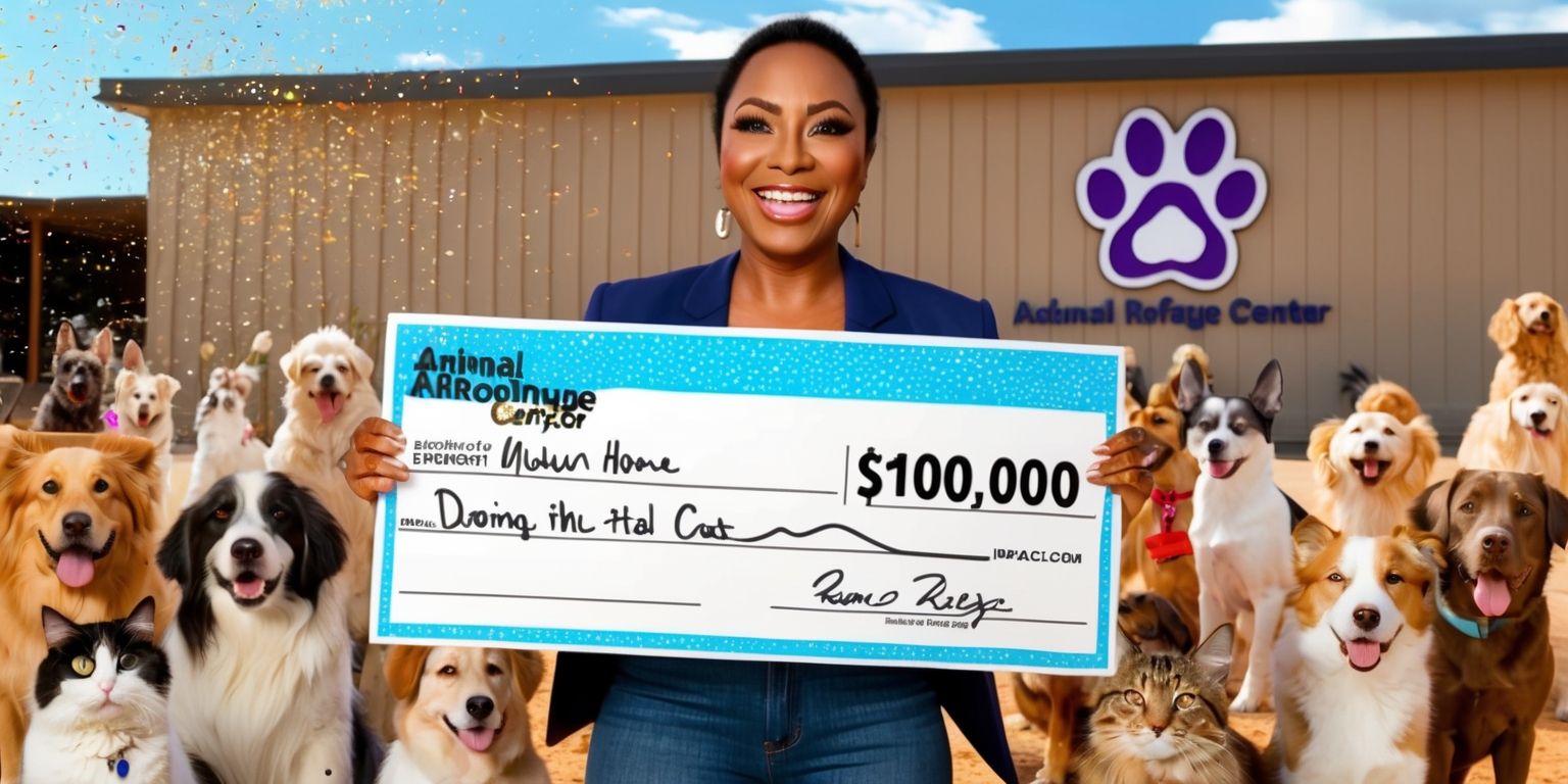 Influencer's Generous $100K Contribution Sparks New Hope for Animal Refuge Poster