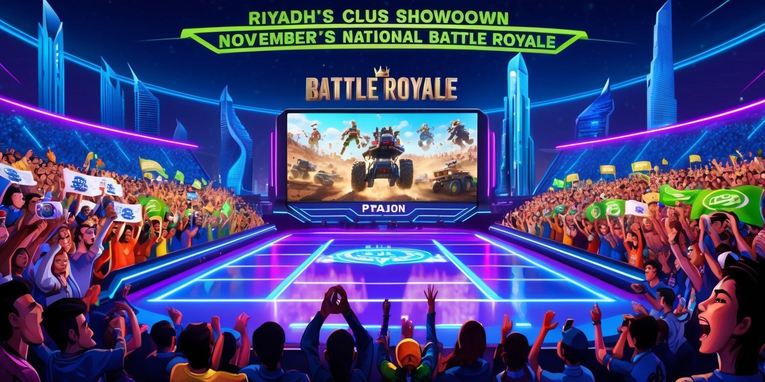 Riyadh's Club Showdown to November's National Battle Royale: A Global Esports Surge Poster