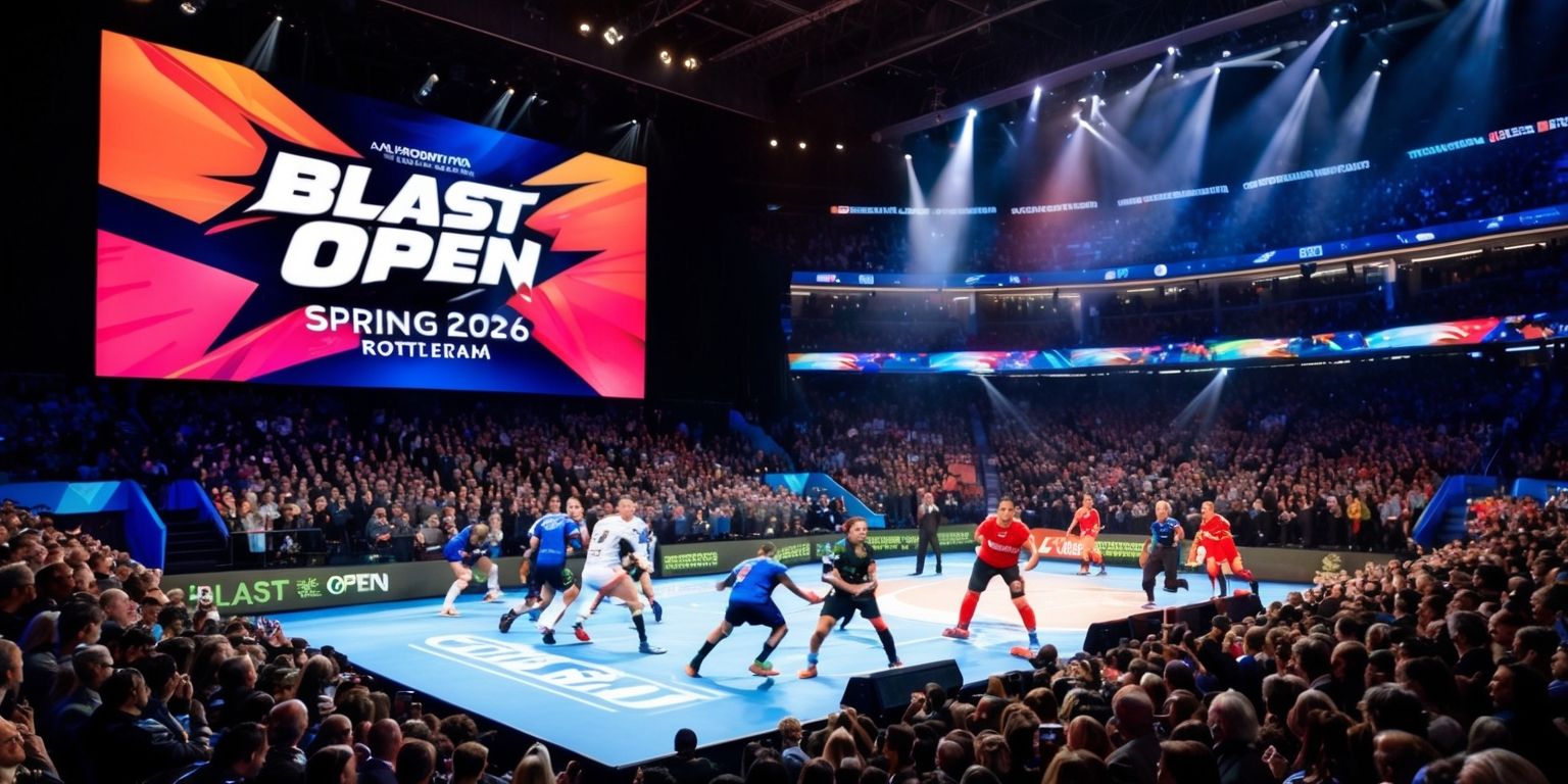 Emerging Titans Spark Intense Showdowns at BLAST Open Spring 2026 in Rotterdam Poster