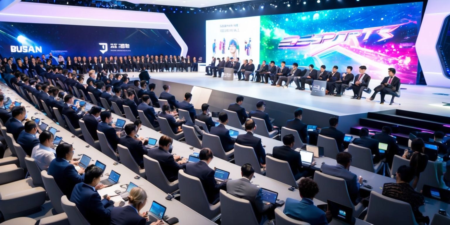 Busan 10th Anniversary Esports Summit: Shaping the Future of Competitive Gaming Poster