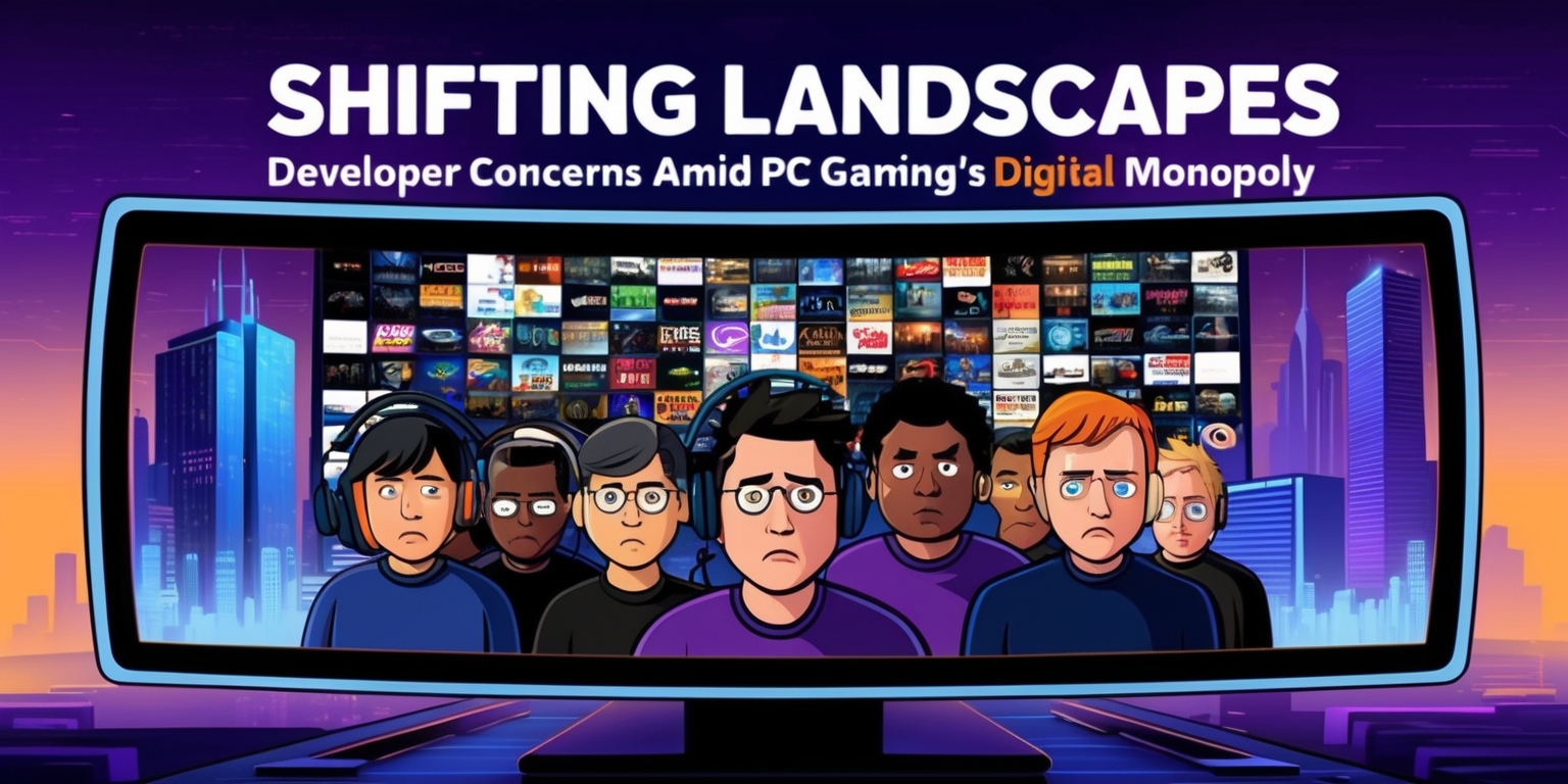 Shifting Landscapes: Developer Concerns Amid PC Gaming's Digital Monopoly Poster