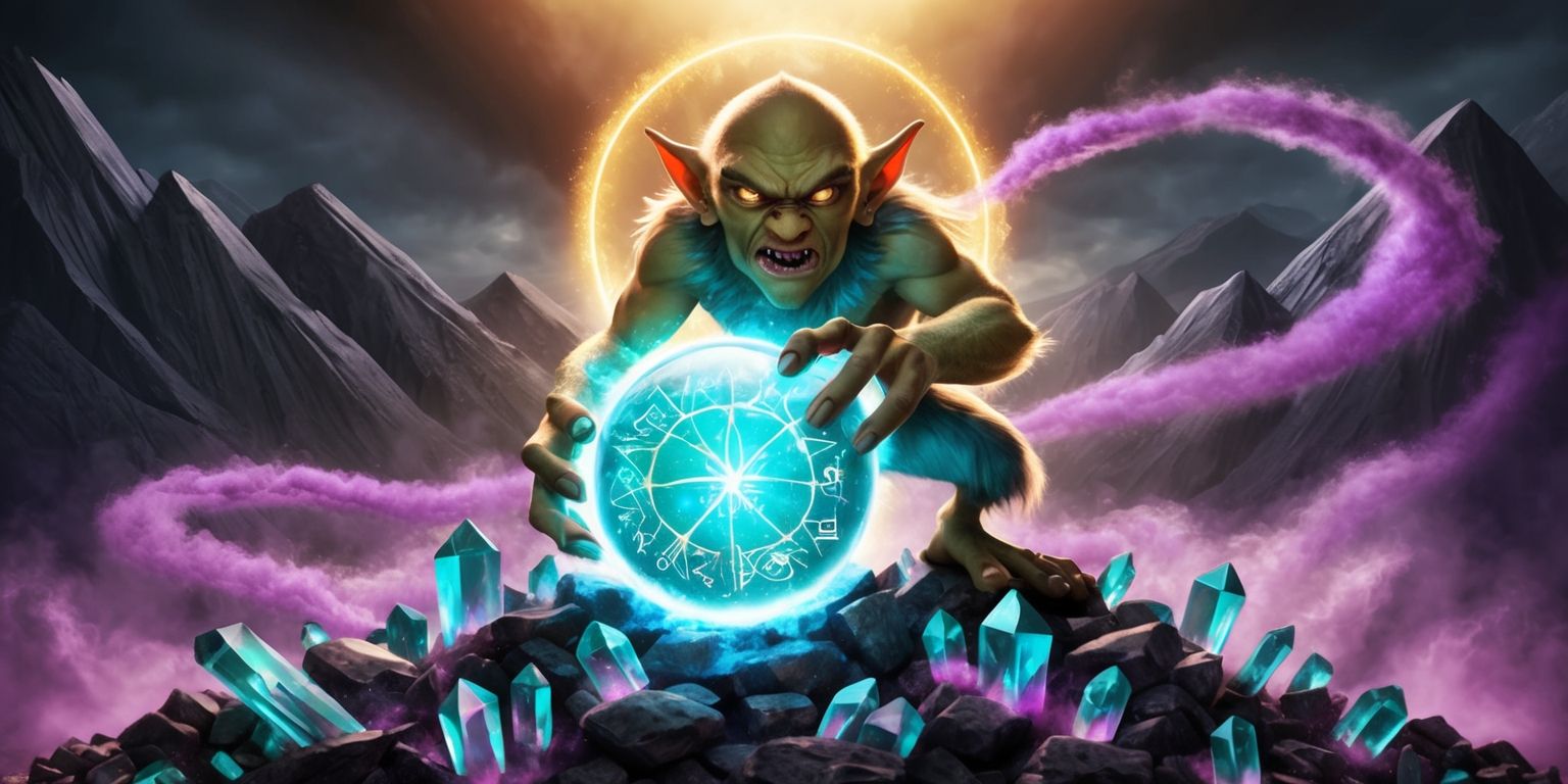 Rise of the Defiant Goblin: Unleashing the Secrets of Quartz Poster