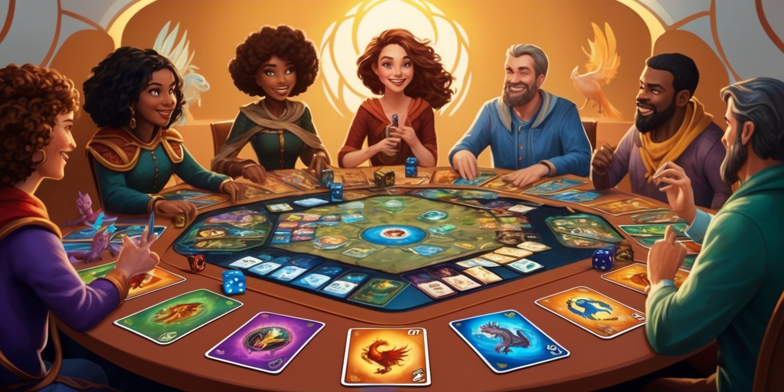 Epic Card Quests: A Journey of Strategy, Collaboration, and Legendary Tales Poster