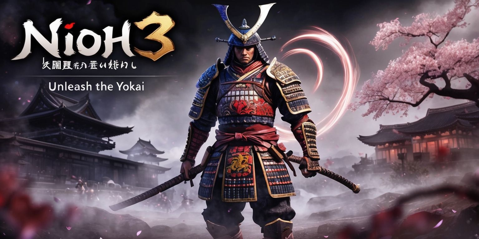 Guardian Spirits: Unraveling the Mystical Tapestry of Combat and Exploration in Nioh 3 Poster