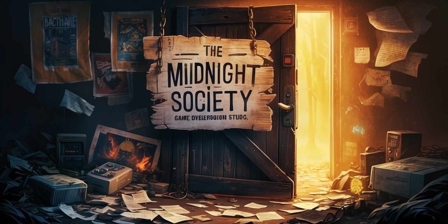 Midnight Society Shuts Down: A Farewell to Promising Game Development and Community Engagement Poster