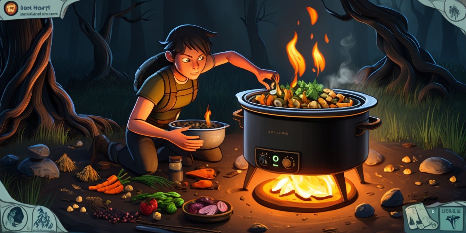 Culinary Alchemy on the Edge: Mastering Survival with the Crock Pot in Don't Starve Together Mobile Poster