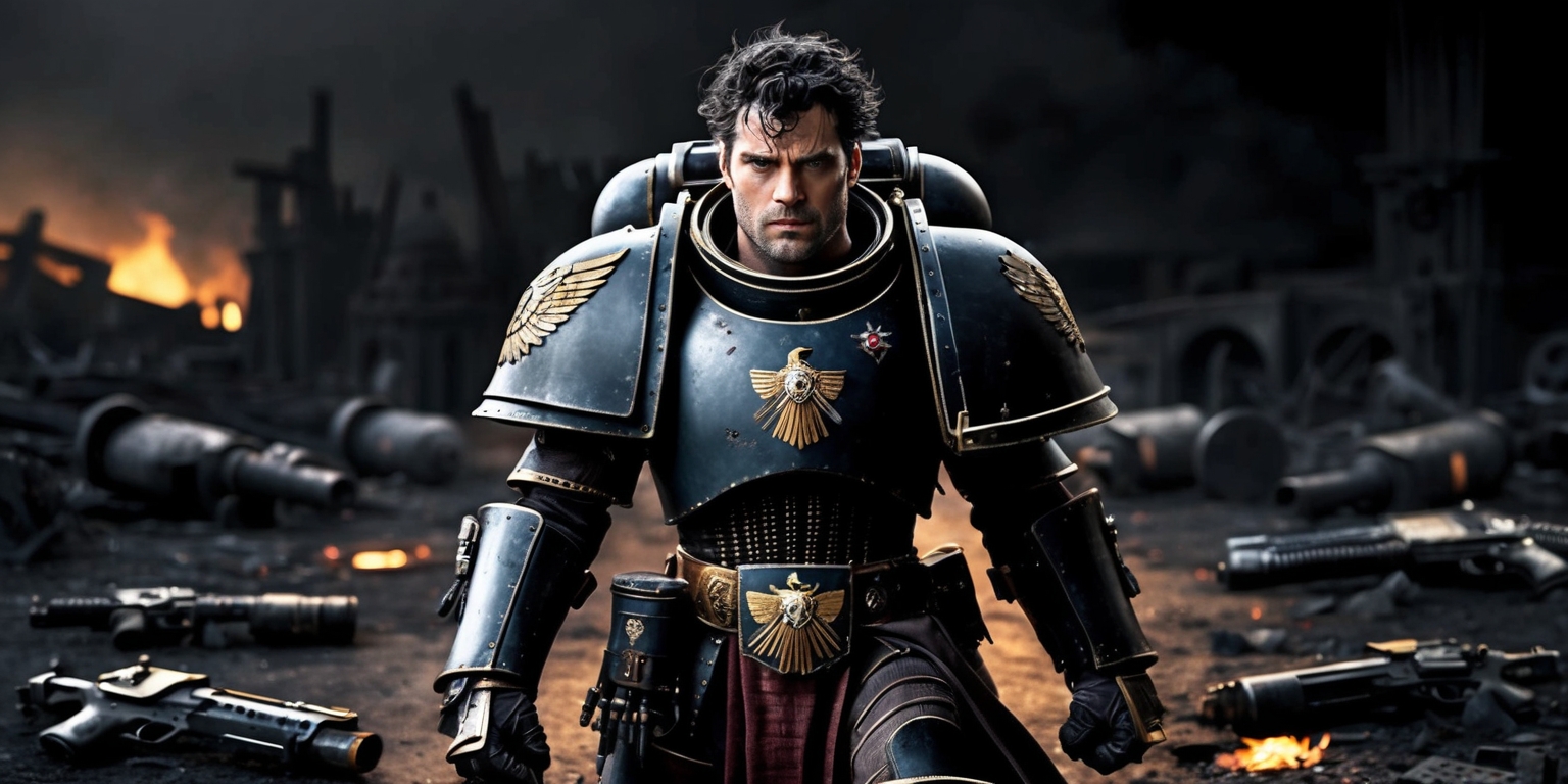 Henry Cavill's Bold Leap into Warhammer 40,000 Creative Mastery Poster