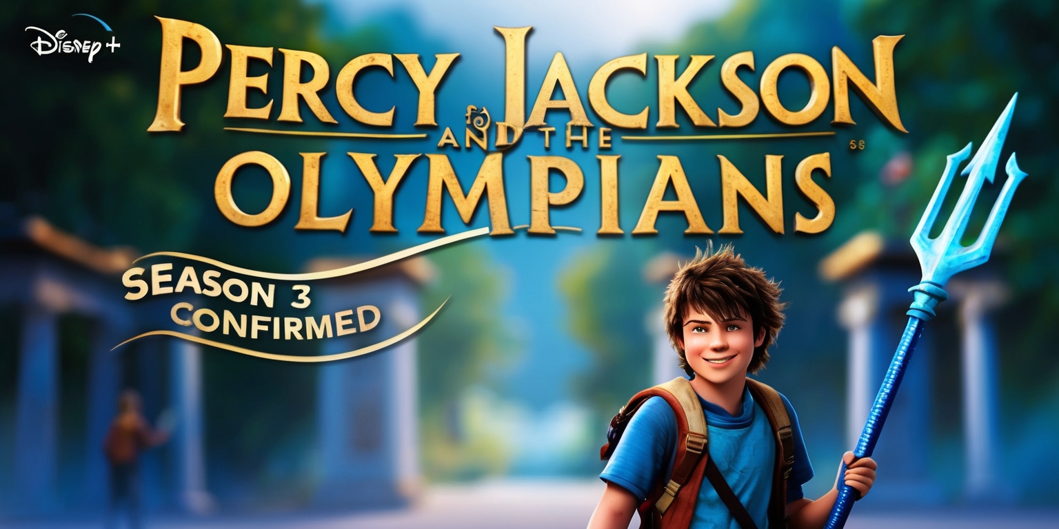 Exciting Future Ahead: Disney+ Confirms Third Season of Percy Jackson and the Olympians Poster