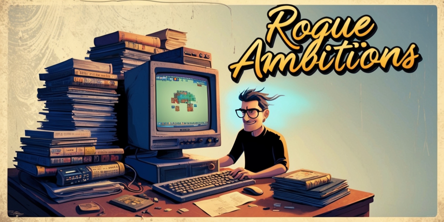 Rogue Ambitions: How Early Glitches Forged the Path for Future CRPG Mastery Poster